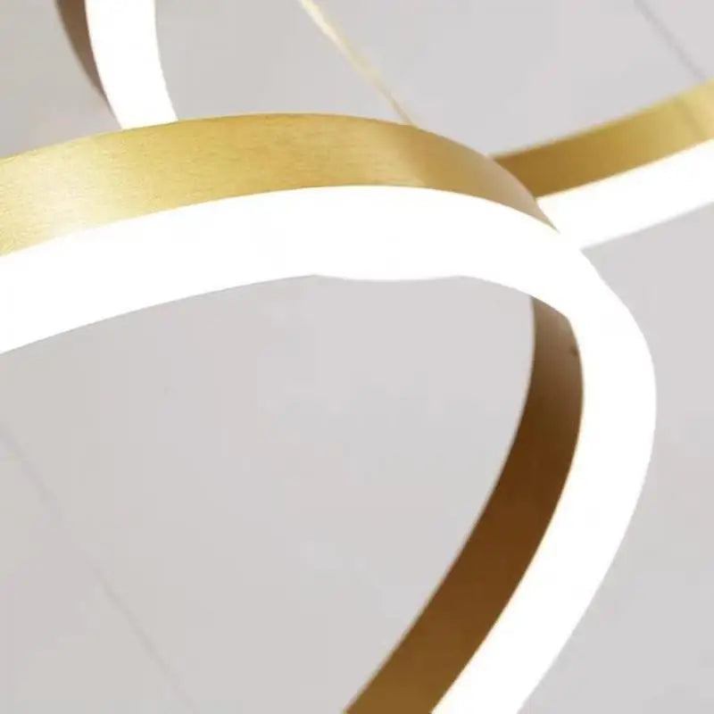 Minimalist Modern LED Ring Chandelier - AKAAL