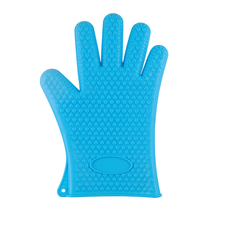 Food Grade Silicone Heat Resistant BBQ Glove Silicone Oven Mitts - AKAAL 