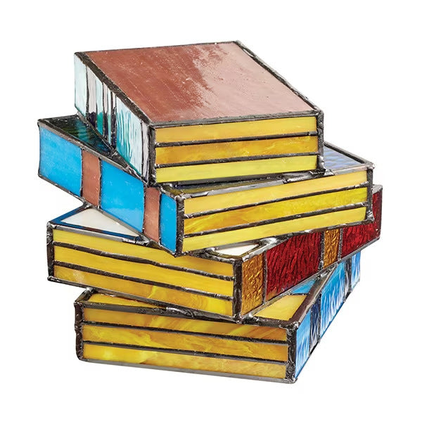 Stacked Books Resin Lamp - AKAAL 