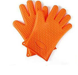 Food Grade Silicone Heat Resistant BBQ Glove Silicone Oven Mitts - AKAAL 