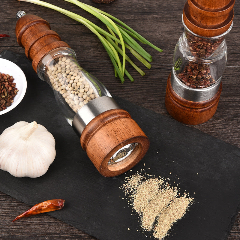 Wooden Salt Pepper Grinder Set