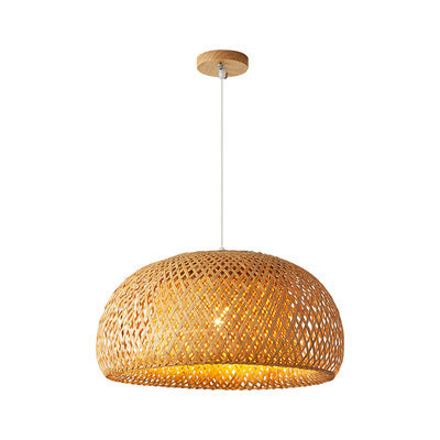 Bamboo Woven Japanese Pastoral Chandelier - AKAAL 