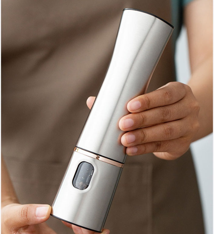 Electric Stainless Steel Pepper Salt Grinder - AKAAL 