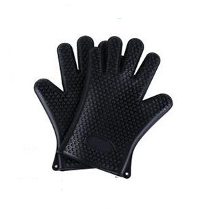 Food Grade Silicone Heat Resistant BBQ Glove Silicone Oven Mitts - AKAAL 