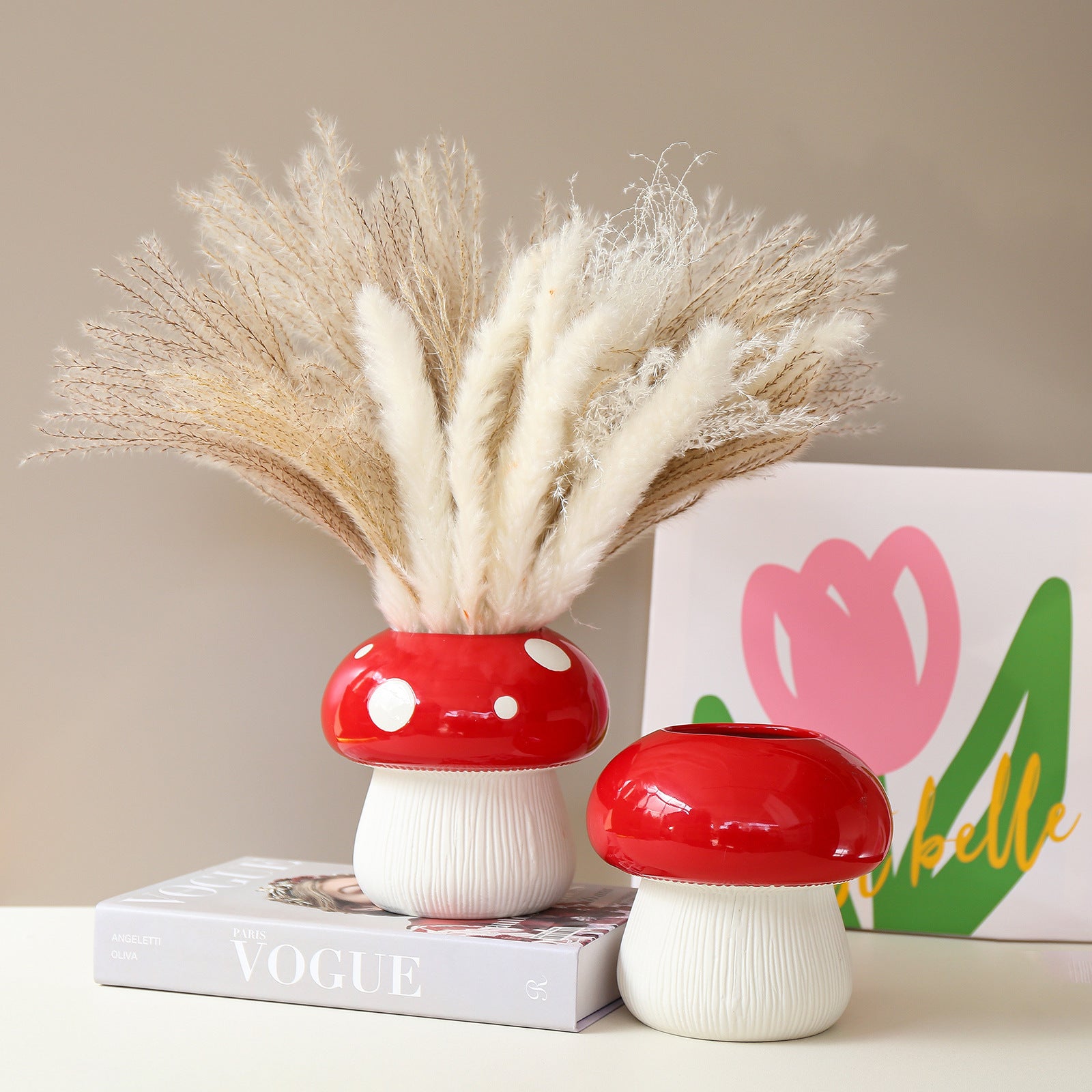 New Creative Mushroom Ceramic Vases - AKAAL 