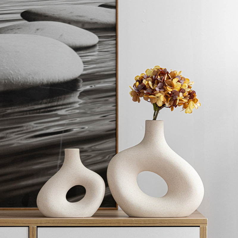 Decorative Ceramic Vases for Living Room Cabinet - AKAAL 