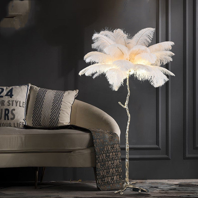 Feather Bedside Floor Lamp - AKAAL 