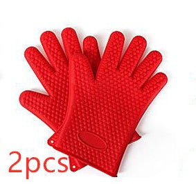 Food Grade Silicone Heat Resistant BBQ Glove Silicone Oven Mitts - AKAAL 