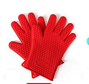 Food Grade Silicone Heat Resistant BBQ Glove Silicone Oven Mitts - AKAAL 