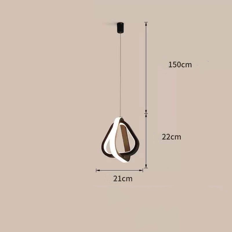 Long Line Single Head Bedside Chandelier - AKAAL 