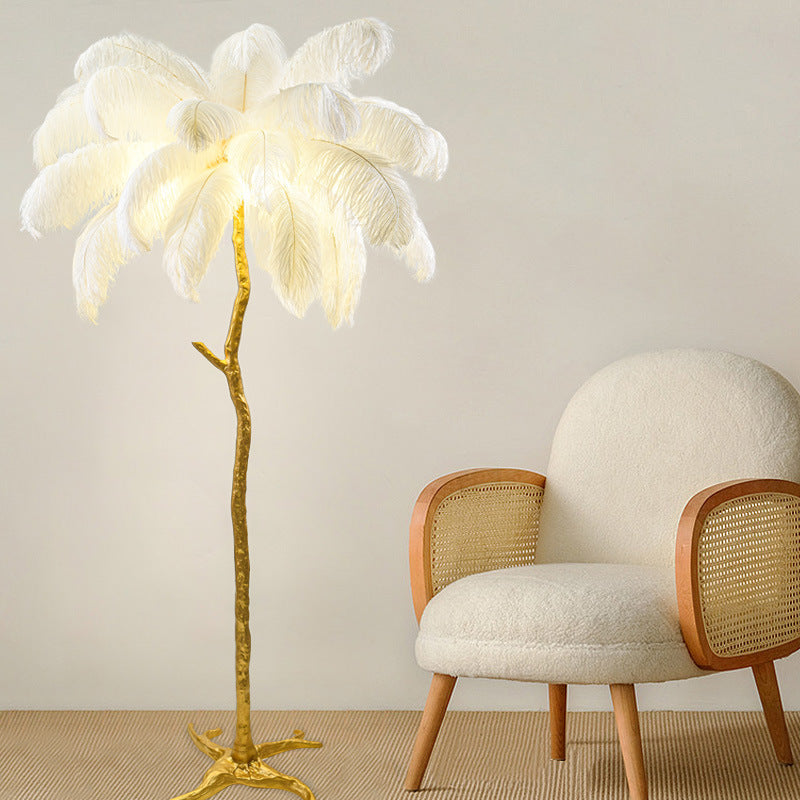 Feather Bedside Floor Lamp - AKAAL 