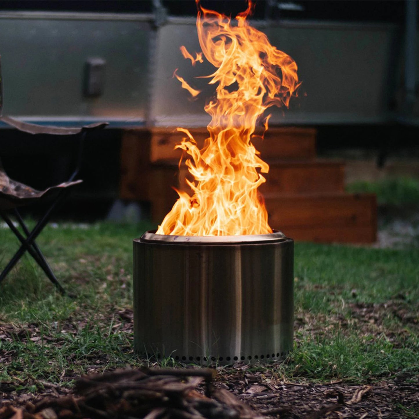 SUS Easy Carry Smokeless Fire Pit - AKAAL 