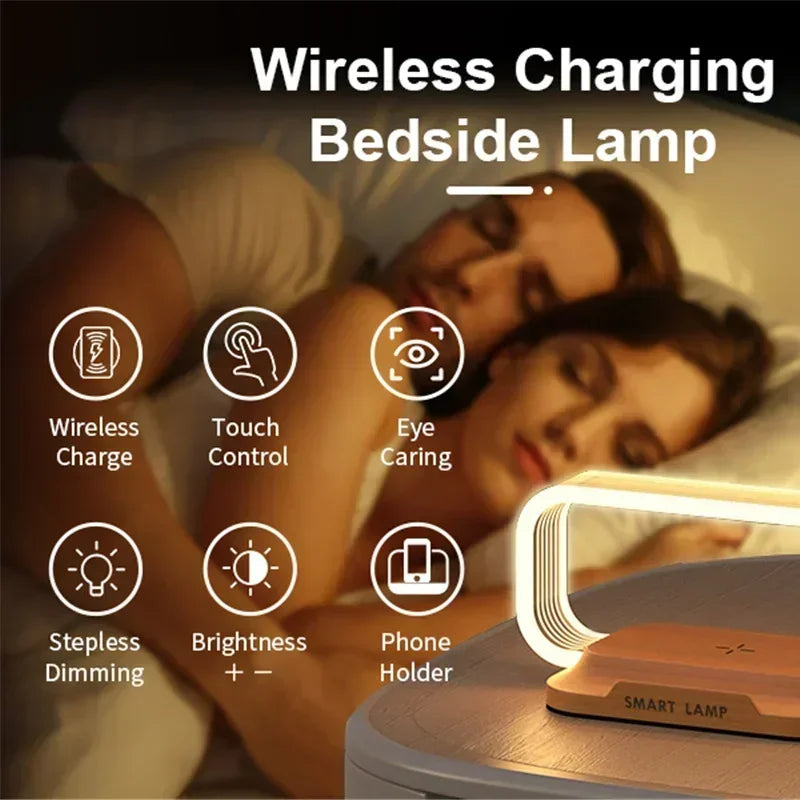 LED Night Light Wireless Charger Stand - AKAAL 