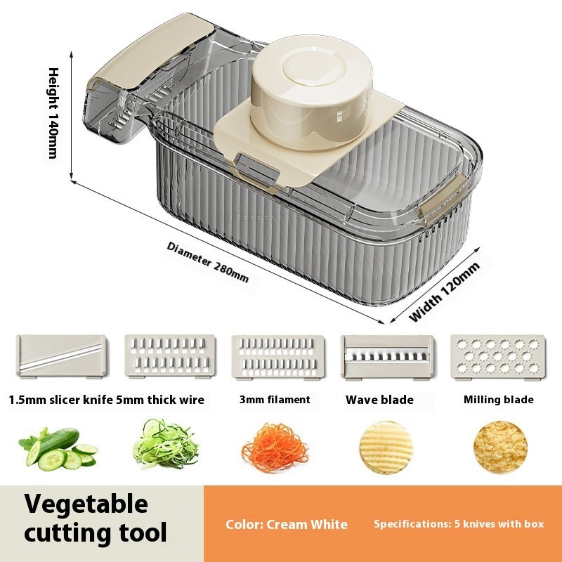 Multifunctional Household Grater Potato Shredder Vegetable Cutter Kitchen Gadgets - AKAAL 