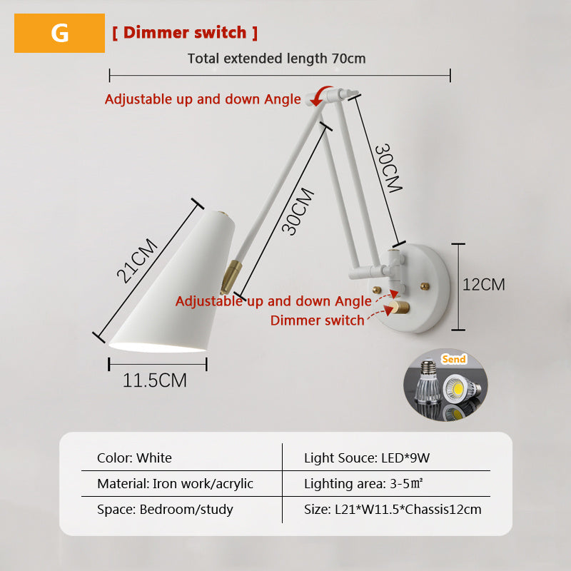 LED Study Reading Wall Lamp - AKAAL 