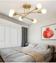 Industrial 6-Head Iron Ceiling Light - AKAAL 