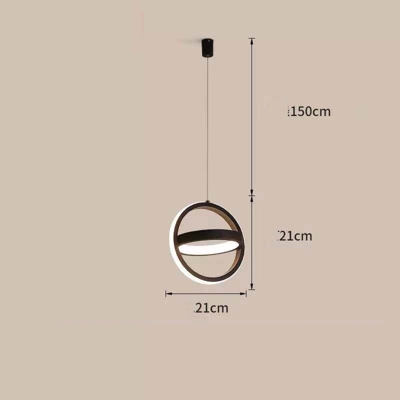 Long Line Single Head Bedside Chandelier - AKAAL 